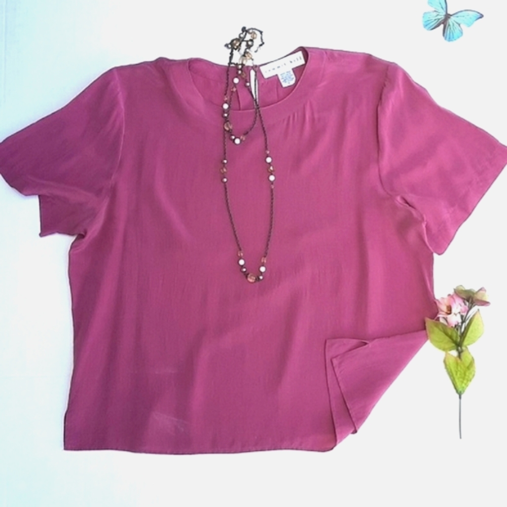 SUMMIT HILL 100%Silk Blouse